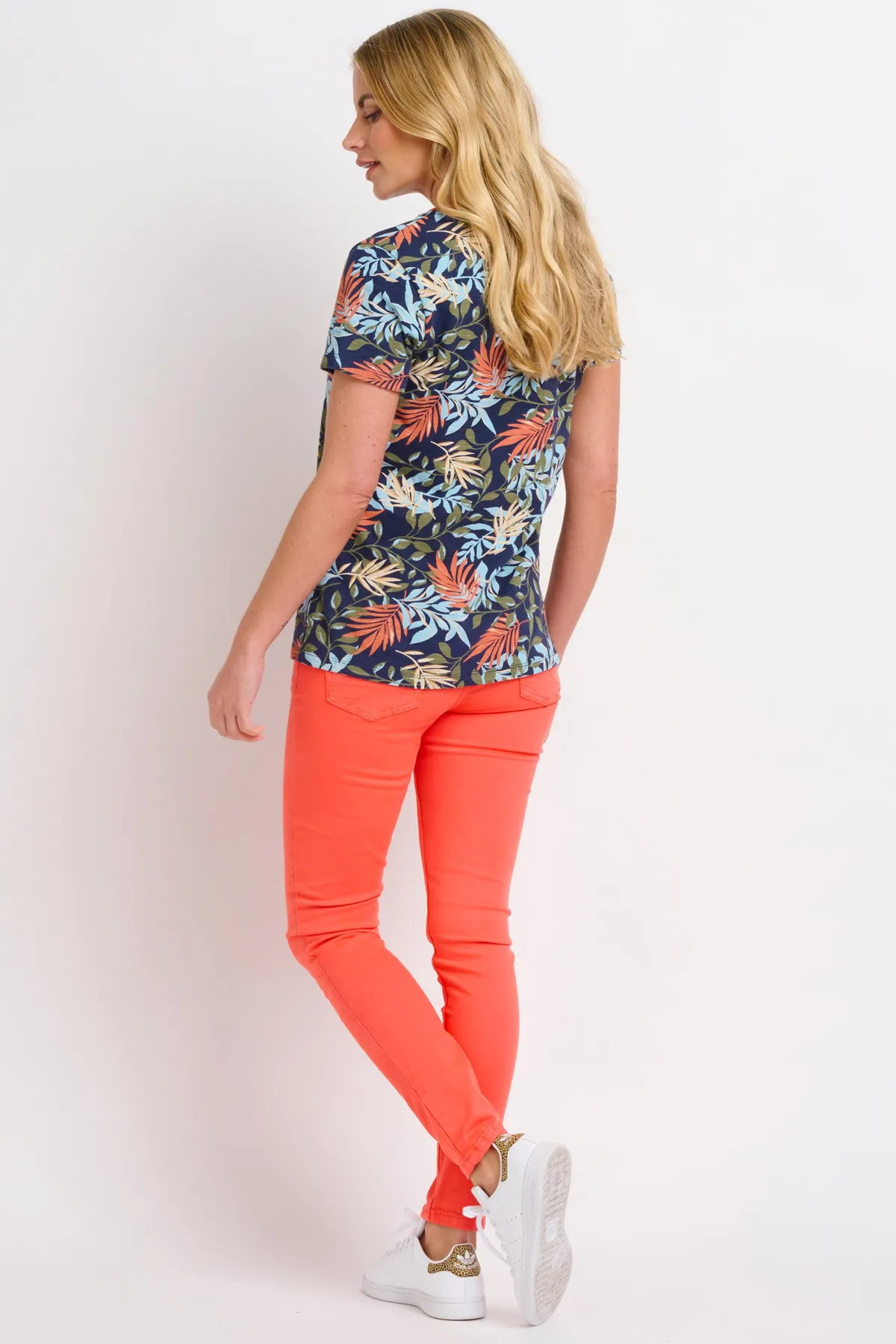Brakeburn Trailing Tropics Tee Blue Sale