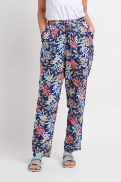 Brakeburn Trailing Tropics Traveller Pants Blue Shop