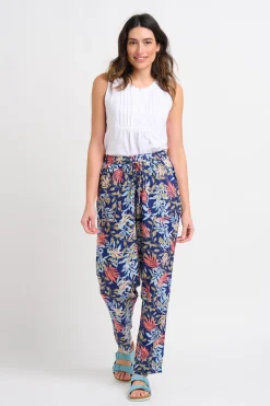 Brakeburn Trailing Tropics Traveller Pants Blue Shop