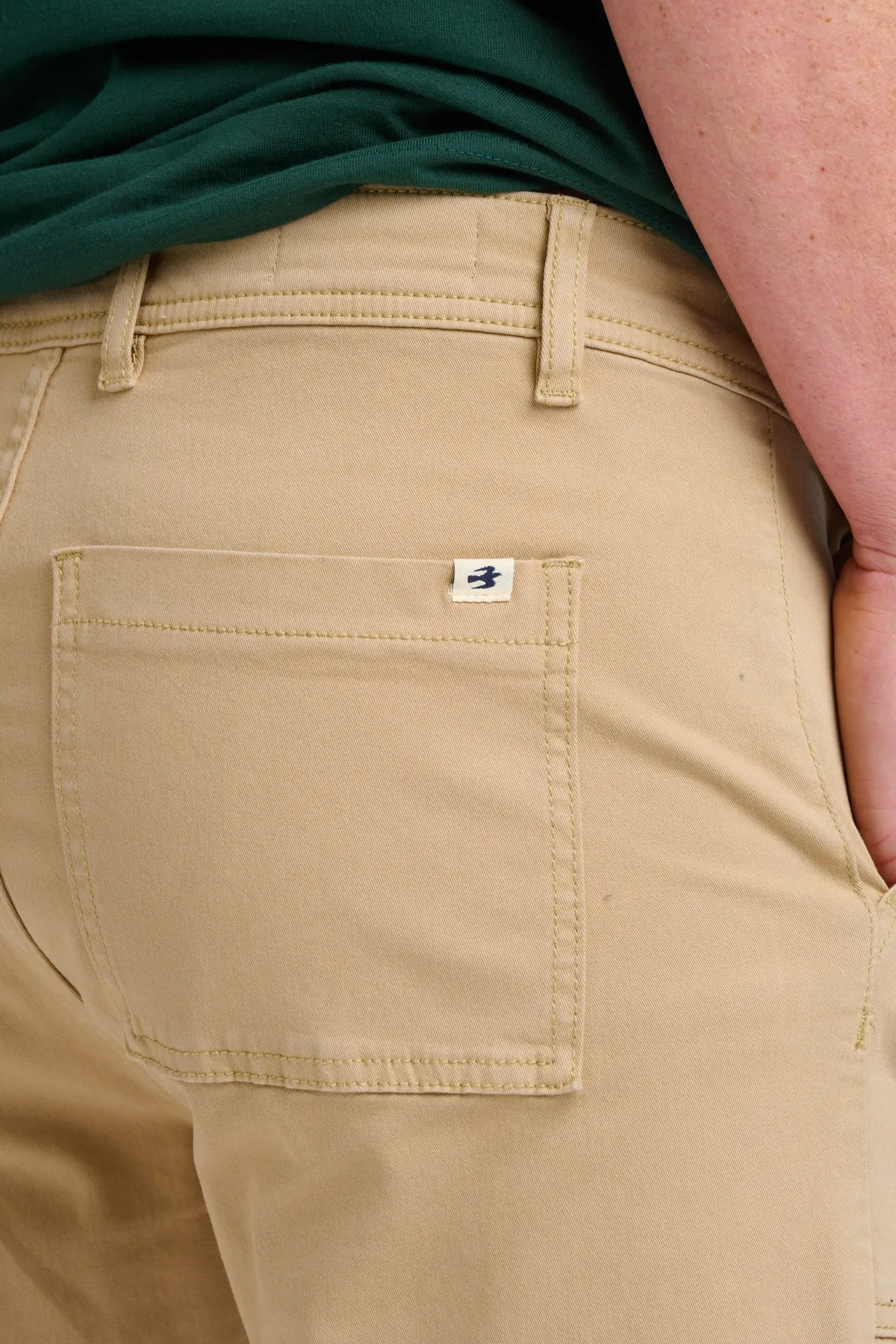 Brakeburn Utility Shorts Cream New