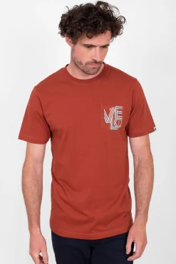 Brakeburn Velo Pocket Tee Red Best Sale