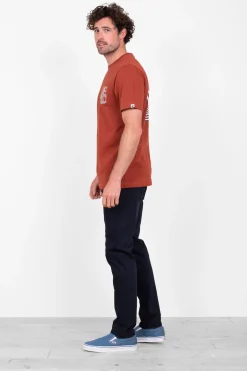 Brakeburn Velo Pocket Tee Red Best Sale