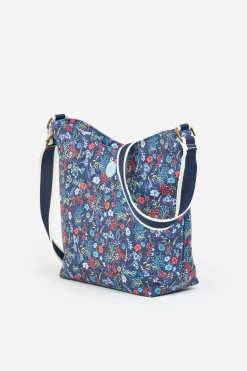 Brakeburn Vintage Ditsy Hobo Bag Blue Fashion