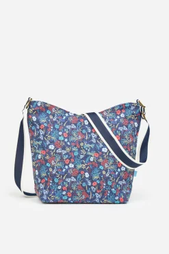 Brakeburn Vintage Ditsy Hobo Bag Blue Fashion