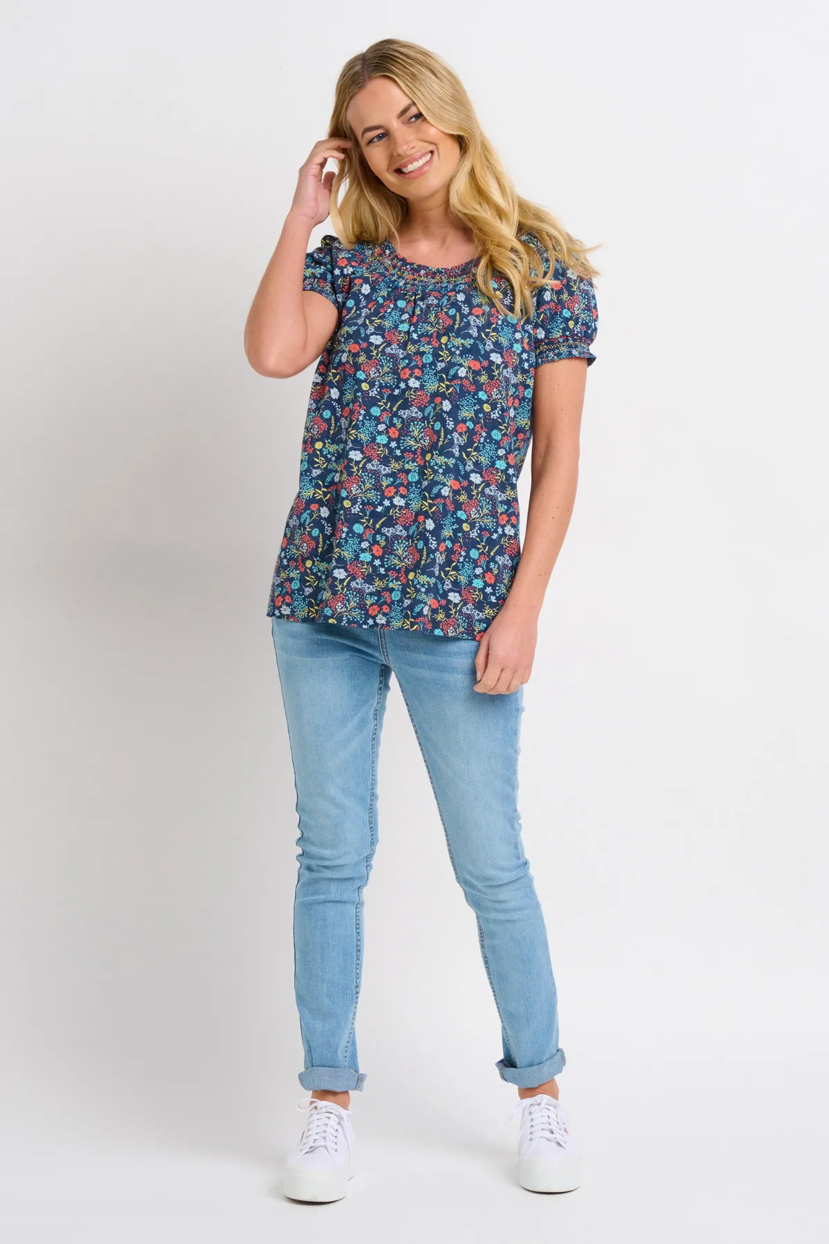 Brakeburn Vintage Ditsy Tee Multicoloured Hot