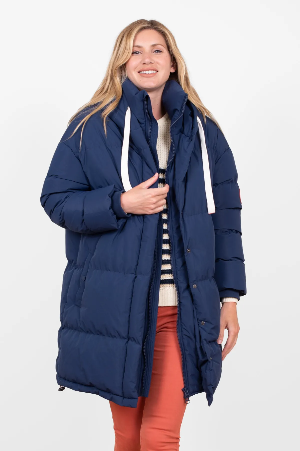 Brakeburn Weatherall Puffer Jacket Navy Store