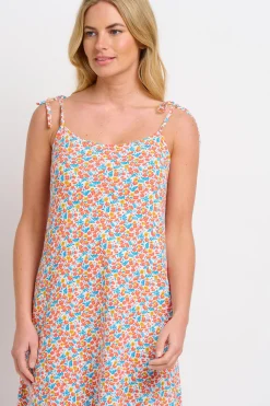 Brakeburn Whimsical Floral Strappy Dress Blue Store