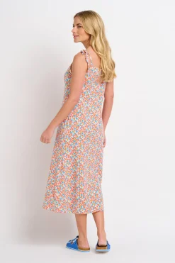 Brakeburn Whimsical Floral Strappy Dress Blue Store