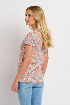 Brakeburn Whimsical Floral Tee Blue Shop