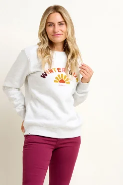 Brakeburn Winter Sun Sweatshirt Grey Best Sale