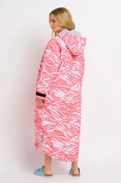 Brakeburn Zebra Print Chinook Changing Robe Grey Best Sale