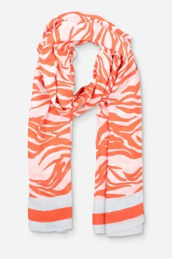 Brakeburn Zebra Scarf Blue Clearance